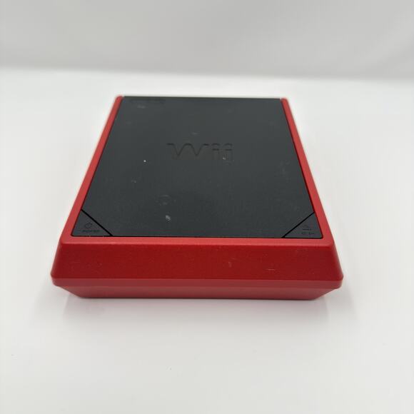 Nintendo Wii Mini Red Console Complete System Tested Cleaned Authentic - Picture 3 of 12